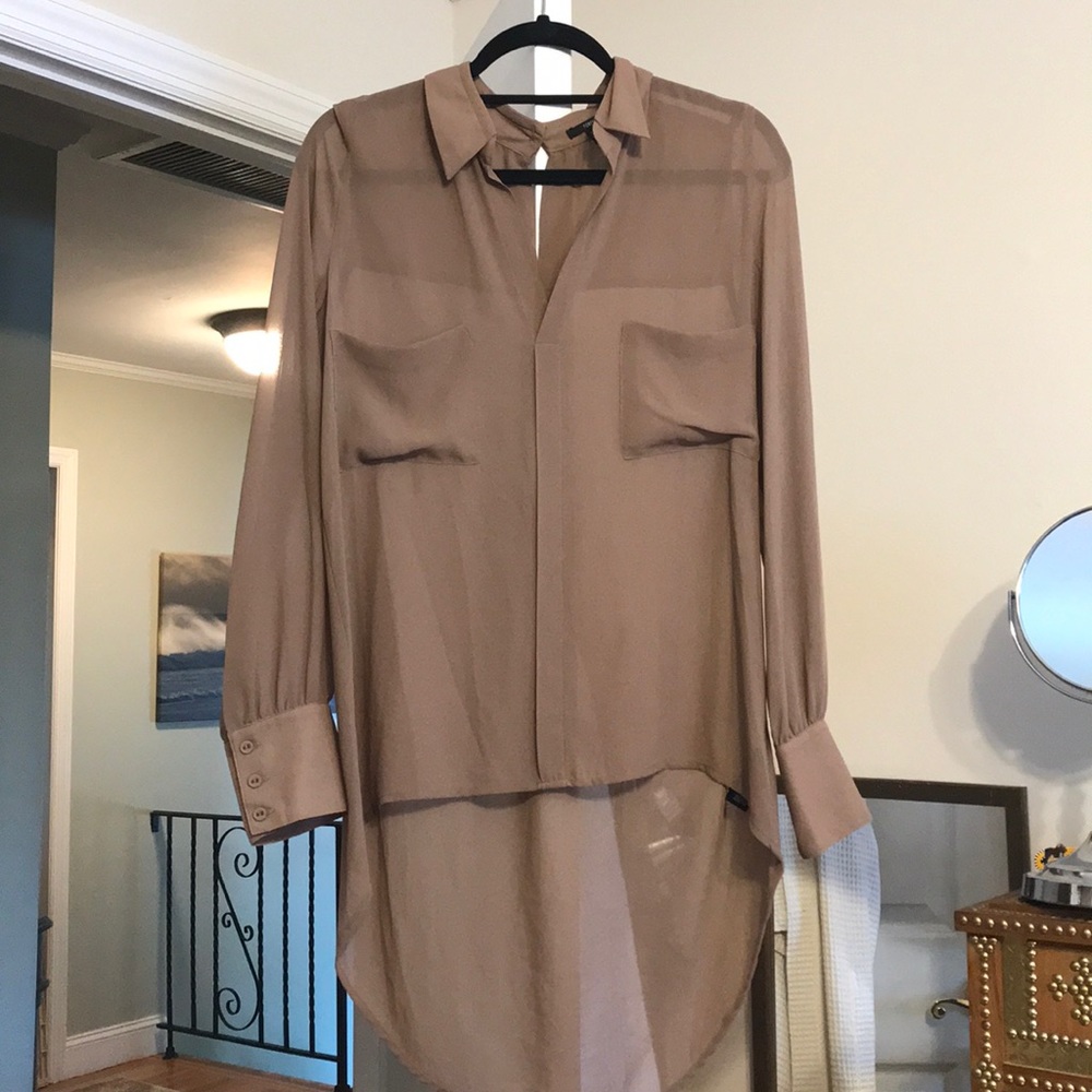 Beautiful sheer dress shirt never worn !